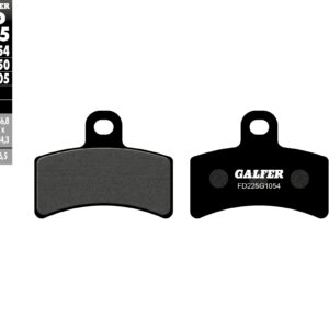 GALFER KLOCKI HAMULCOWE KH291 PÓŁMETALICZNE GAS GAS