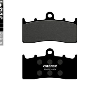 GALFER KLOCKI HAMULCOWE KH294 / KH613 PÓŁMETALICZNE