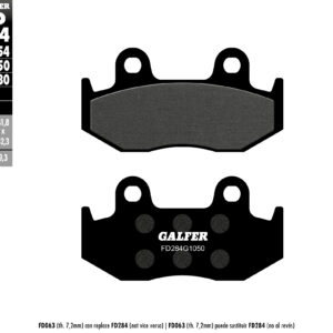 GALFER KLOCKI HAMULCOWE KH323 PÓŁMETALICZNE (GRUBOŚĆ 9,2 MM) SCOOTER