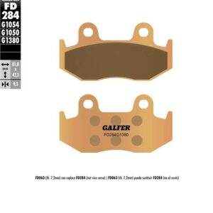 GALFER KLOCKI HAMULCOWE KH323 SPIEK METALICZNY (GRUBOŚĆ 9,2 MM)