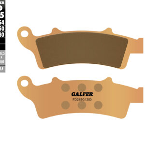 GALFER KLOCKI HAMULCOWE KH324 SPIEK METALICZNY SCOOTER (ZŁOTE) SKUTER