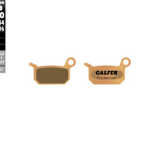 GALFER KLOCKI HAMULCOWE KH325 SPIEK METALICZNY (ZŁOTE) OFF ROAD KTM SX50/65 TYŁ