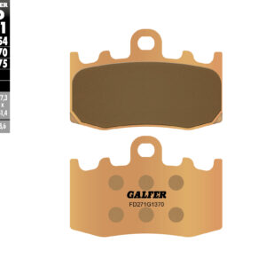 GALFER KLOCKI HAMULCOWE KH335 SPIEK METALICZNY (ZŁOTE) STREET BMW PRZÓD (BMW R1100/1150/1200, K1200/1300)