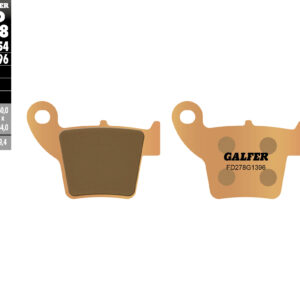 GALFER KLOCKI HAMULCOWE KH346 SPIEK METALICZNY (ZŁOTE) OFF ROAD