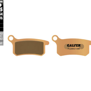 GALFER KLOCKI HAMULCOWE KH357 SPIEK METALICZNY (ZŁOTE) OFF ROAD, KTM SX65 '02- , SX85 '03-'11