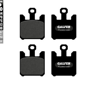 GALFER KLOCKI HAMULCOWE KH369/4 PÓŁMETALICZNE (4 SZT.)