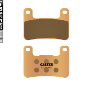 GALFER KLOCKI HAMULCOWE KH379 SPIEK METALICZNY (ZŁOTE) STREET, PRZÓD KAWASAKI/SUZUKI