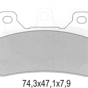 GALFER KLOCKI HAMULCOWE KH390 PÓŁMETALICZNE HONDA CBR 600/1000RR PRZÓD (OFERTA SPECJALNA) WYCOFANE Z OFERTY