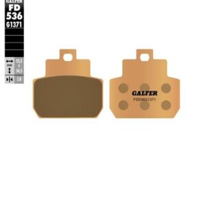 GALFER KLOCKI HAMULCOWE KH425 SPIEK METALICZNY (ZŁOTE) STREET PIAGGIO MP 3 125/250 '08-'08; X8 125/200/250 '04-; X9 250 '04-