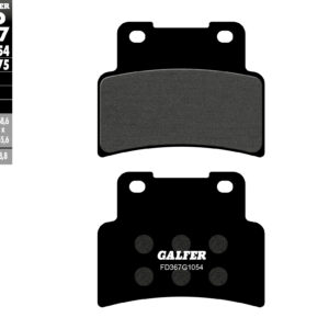 GALFER KLOCKI HAMULCOWE KH432 PÓŁMETALICZNE