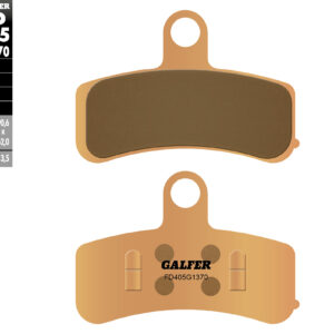GALFER KLOCKI HAMULCOWE KH457 SPIEK METALICZNY (ZŁOTE) STREET HARLEY DAVIDSON
