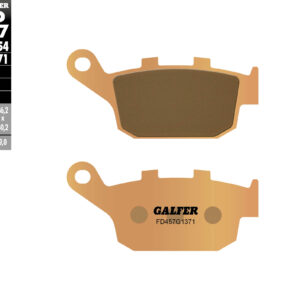 GALFER KLOCKI HAMULCOWE KH496 HONDA SPIEK METALICZNY (ZŁOTE) STREET