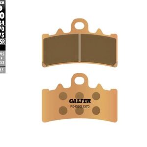 GALFER KLOCKI HAMULCOWE KH606 SPIEK METALICZNY (ZŁOTE) STREET