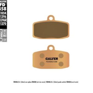 GALFER KLOCKI HAMULCOWE KH612 SPIEK METALICZNY (GRUBOŚĆ 7,3MM) OFF ROAD