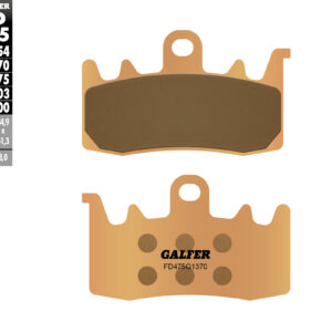 GALFER KLOCKI HAMULCOWE KH630 SPIEK METALICZNY (ZŁOTE) STREET PRZÓD BMW / DUCATI / TRIUMPH