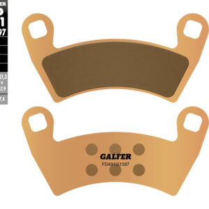 GALFER KLOCKI HAMULCOWE KH656 SPIEK METALICZNY (ZŁOTE) ATV PRZÓD