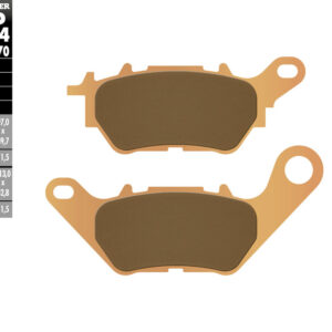 GALFER KLOCKI HAMULCOWE KH662 SPIEK METALICZNY (ZŁOTE) STREET YAMAHA YZF-R25 '15-'20, YZF-R3 '15-'25, MT-03 '16-'25, MT-25 '16-'20 TYŁ
