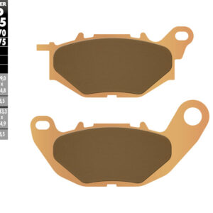 GALFER KLOCKI HAMULCOWE KH663 SPIEK METALICZNY (ZŁOTE) STREET YAMAHA YZF-R3 15-23, MT-03 16-23, XMAX 125 17-20, XMAX 300 17-23