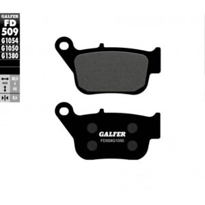 GALFER KLOCKI HAMULCOWE KH678 PÓŁMETALICZNE SCOOTER YAMAHA YP 250R X-MAX '14-'17