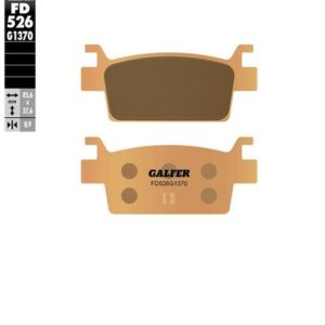 GALFER KLOCKI HAMULCOWE KH719 SPIEK METALICZNY (ZŁOTE) KYMCO AK 550 '17-'23, CV3 RIGHT/DER '550, KAWASAKI TREYX KRX 1000 20-24,