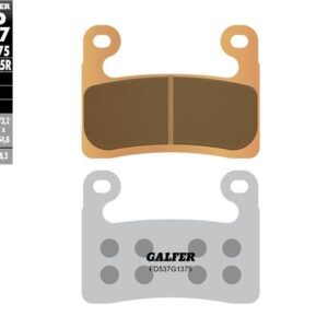 GALFER KLOCKI HAMULCOWE KH724 SPIEK METALICZNY (ZŁOTE) SPORT BMW S 1000RR '19-'23; S 1000XR '20-'23; R 1250GS '19-'23; R1250RT '19-'23