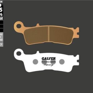 GALFER KLOCKI HAMULCOWE KH755 SPIEK METALICZNY (ZŁOTE) RACING PRZÓD FANTIC XX 125; XEF/XXF 250/450; XEX 250 '22-; YAMAHA YZ 250 '22-; WR/YZ 250F/450F '21-; YZ 450FX '21-