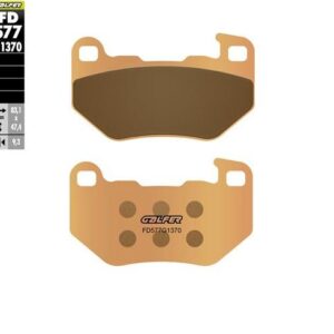 GALFER KLOCKI HAMULCOWE SPIEK METALICZNY (ZŁOTE) STREET TYŁ HARLEY DAVIDSON XL 883 SUPERLOW '08-'14; RH 1250 SPOSTER S '21-'23