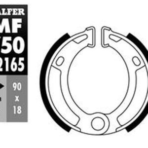 GALFER SZCZĘKI HAMULCOWE TYŁ MBK MOTOBEKANE BOOSTER 50 '94-, BOOSTER 100 '99,