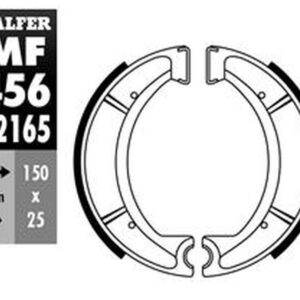 GALFER SZCZĘKI HAMULCOWE TYŁ SH510 YAMAHA SR 500 '78-, XT 600 '85-'86, XT 600Z TENERE '83-'88, YZ 490 '86-,