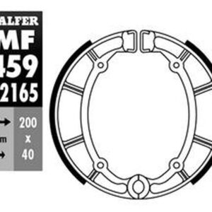 GALFER SZCZĘKI HAMULCOWE TYŁ SH515 YAMAHA XJ 650 '80-'88, XJ 650 SECA TURBO/XJ 750 '81, XV 1000 '81-'85, XV 1100 '86-'98, XV 535 VIRAGO '87-98, XVS 650 DRAG STAR '97-,