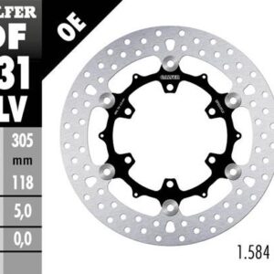 GALFER TARCZA HAMULCOWA PRZÓD BMW K100/K1100/R850/R1100 (305X118X5)