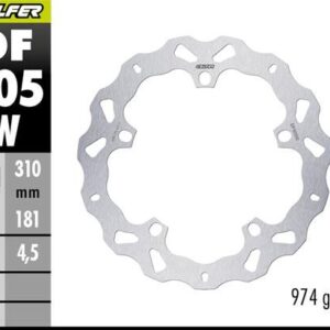 GALFER TARCZA HAMULCOWA PRZÓD BMW R 1300GS ADVENTURE '23-'25 (WAVE DISC) (310X181X4.5MM)