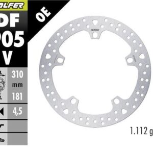 GALFER TARCZA HAMULCOWA PRZÓD BMW R 1300GS ADVENTURE '23-'25 (ROUND DISC) (310X181X4.5MM)