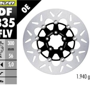 GALFER TARCZA HAMULCOWA PRZÓD HARLEY-DAVIDSON (300X56X5) PŁYWAJĄCA (ROUND FLOATING)