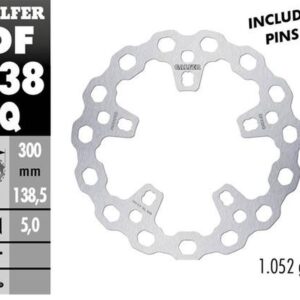 GALFER TARCZA HAMULCOWA PRZÓD HARLEY-DAVIDSON (300X138X5) (CUBIQ)