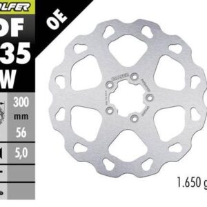 GALFER TARCZA HAMULCOWA PRZÓD HARLEY-DAVIDSON (300X56X5) (W FIXED)