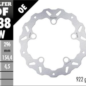 GALFER TARCZA HAMULCOWA PRZÓD HONDA CB 125R '18-; CB 250R '18-; CB 300R '18; CB 500F/X '22-; CBR 500R '22-; CB 750 HORNET '22- (WAVE FIXED) (296X154X4,5MM)