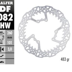 GALFER TARCZA HAMULCOWA PRZÓD HONDA CRF 250R '15-'24; CRF 450R '15-'24 (260X101X3MM) SHARK ENDURO MX