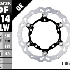 GALFER TARCZA HAMULCOWA PRZÓD KAWASAKI NINJA 400 / ABS '18-, Z 400 '20-, ZX 25R '20- (310x142x4,5mm) PŁYWAJĄCA WAVE
