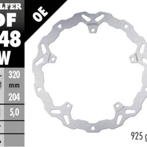 GALFER TARCZA HAMULCOWA PRZÓD KTM RC 125 '22-'23; RC 200 '22-23; RC 390 '22'23 (WAVE FIXED) (320X204X5MM)