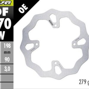 GALFER TARCZA HAMULCOWA PRZÓD KTM SX 65 '25-; HUSQVARNA TC 65 '25-; GAS GAS MC 65 '25- (198X90X3MM) WAVE