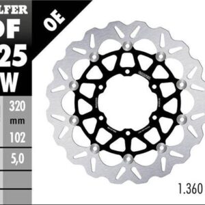 GALFER TARCZA HAMULCOWA PRZÓD SUZUKI GSXR 1000R '16- (WAVE FLOATING) (320X102X5MM)