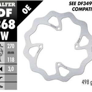 GALFER TARCZA HAMULCOWA PRZÓD SUZUKI RM 250Z '19-, RMX 450Z '18- WAVE (270X118X3MM)