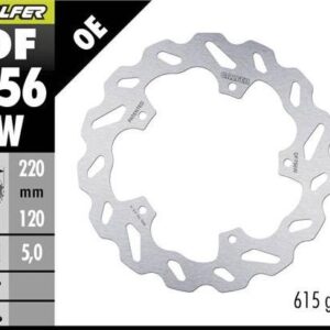 GALFER TARCZA HAMULCOWA TYŁ BMW HP 4 '12-; M 1000R '21-; S 1000 R '14-'23; S 1000RR '09-'20 (WAVE FIXED) (220X120X5MM)
