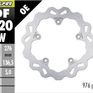 GALFER TARCZA HAMULCOWA TYŁ BMW R 1200GS ADVENTURE '13-; R 1200GS/R/RS/RT '13-; 1250GS ADVENTURE '19-; R1250 GS/R/RS/RT '19 (WAVE DISC) (276X136,5X5MM)
