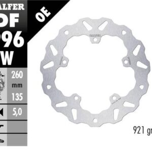 GALFER TARCZA HAMULCOWA TYŁ HARLEY-DAVIDSON (260X135X5) (WAVE) (PATRZ OPIS)