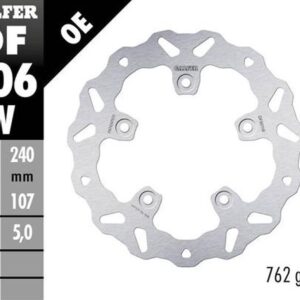 GALFER TARCZA HAMULCOWA TYŁ KTM 790 DUKE '18-'23; 890 DUKE '21-'23 (WAVE FIXED) (240X107X5MM)