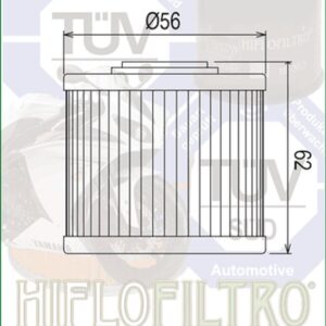 HIFLO FILTR OLEJU HF 162 BMW R 1300 GS '22-'24 (OEM: 11427105320)