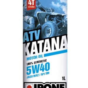 IPONE KATANA ATV 5W40 OLEJ SILNIKOWY 100% SYNTETYK 1L (ESTER, MA2) (AKC) (15)