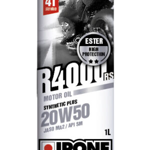 IPONE R4000 RS 20W50 OLEJ SILNIKOWY SEMISYNTETYK 1L (ESTER, MA2) (AKC) (15)